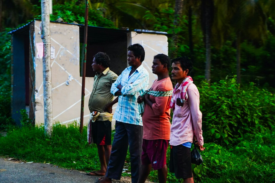 group of locals