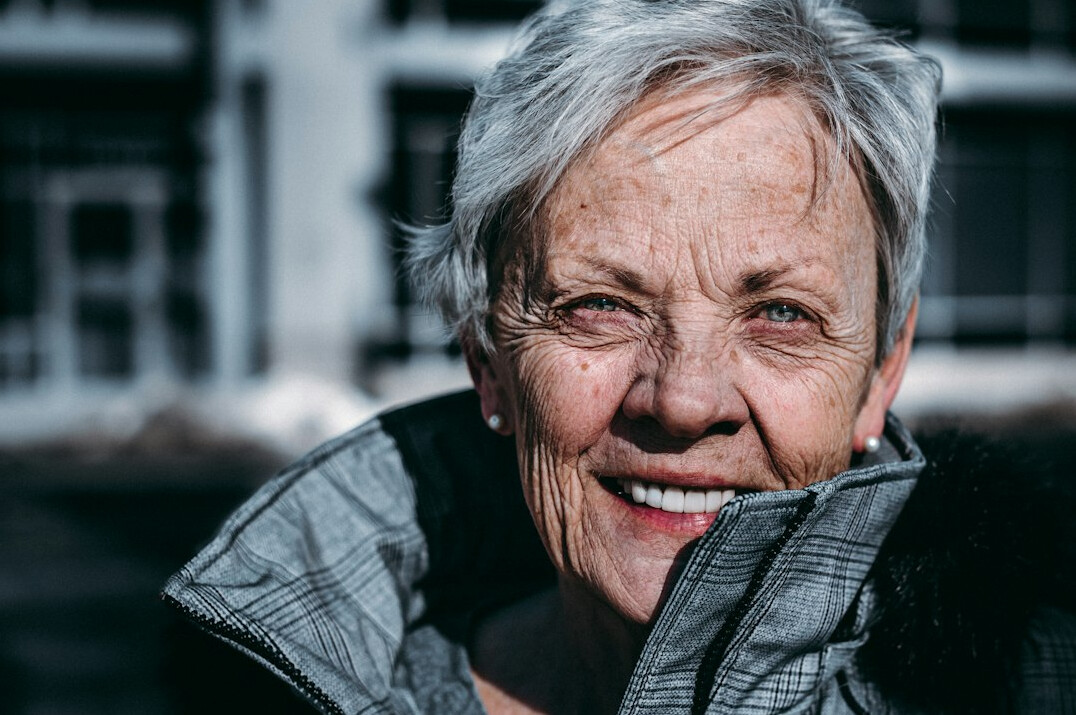 elderly woman portrait